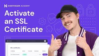 How To Activate an SSL Certificate Onto Your Domain | Hostinger