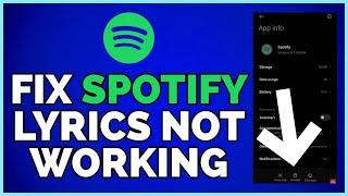 FIX Spotify Lyrics Not Showing / Working (2023)