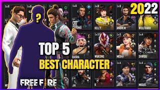 Best Character In Free Fire 2022 | Top 5 Best Characters After OB37 Update in Free Fire