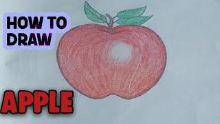 How to drow apple # RK Art# video's 2024# viral videos