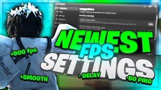 NEWEST ROBLOX OPTIMIZATIONS/SETTINGS !!  (700+ FPS️) INCREASE FPS🪛 (ZERO PING AND DELAY)