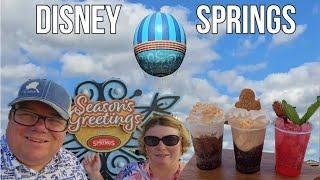 Christmas at Disney Springs / Holiday Shopping at World of Disney / Coca - Cola Store Rooftop Bar