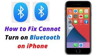 Cannot turn on Bluetooth on iphone and ipad