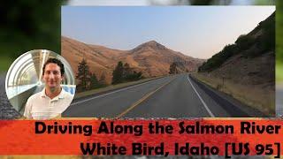 Driving Along the Salmon River near White Bird, Idaho [US 95]