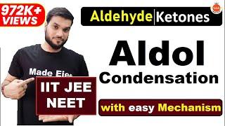 (L-30) Aldol Condensation || with Mechanism || Aldehyde ketones Chemical Rxn. || NEET JEE