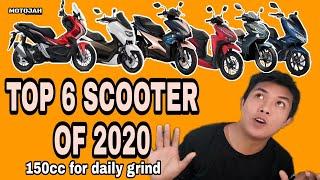 TOP 6 SCOOTER IN THE PHILIPPINES 2020 | 150 CC CLASS - MOTOJAH