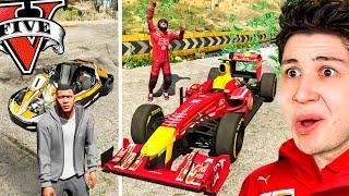 PASO de PILOTO de FÓRMULA 1 POBRE a MILLONARIO en GTA 5! ️ (Mods)