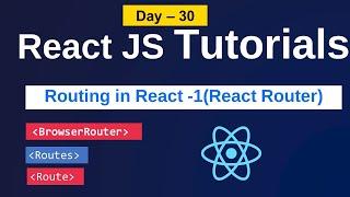 Routing in react JS |React router tutorial | React tutorial | react JS in telugu | React js #reactjs