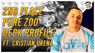 YUGIOH - 2ND "THE PURE ZOO GUU" DECK PROFILE | THE NERD STORE REGIONAL | FT. CRISTIAN "CREAMY" URENA