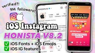 iOS Instagram Honista v8.2 Full Tutorial with iOS Fonts & iOS Emoji Features