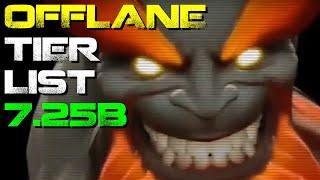 Offlane Tier List | Patch 7.25b Dota 2