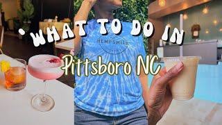 What To Do In Pittsboro NC / Chatnam County / Small Town NC / Where to Visit in North Carolina