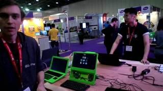 Pi Top Ceed (Raspberry Pi computer) review at BETT 2016. Interviewed Jesse Lozano, Founder & CEO.