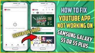 Fix ...YouTube App not working on Samsung Galaxy S5 | Server 400 Error | Android 5,6 YouTube Error
