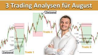 Meine 3 einfachsten Trading Analysen für August welche du auf dem Schirm haben solltest!