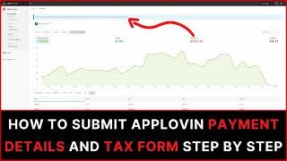 How To Submit Applovin Payment Details And Tax Form Step by Step