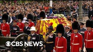 Procession of Queen Elizabeth II's coffin to Westminster to lie in state | Special Report