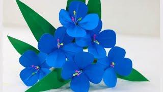 How To Make Paper Flower - Paper Craft - DIY Paper Flower || Nusrat DIY Crafts