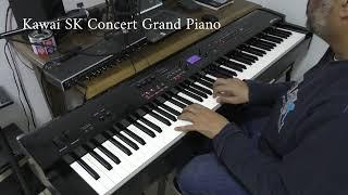 Kawai SK EX, SK 5, EX recording Harmonic Imaging XL HI XL Piano's sound demo