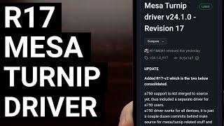 R17 - Mesa Turnip GPU Driver Revision 17 is Released | Full Changelog and Download Available NOW!