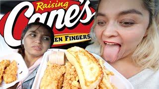 FRIED CHICKEN MUKBANG! Tasting Raising Canes