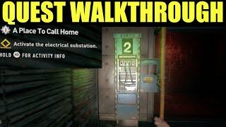 A Place to Call Home Walkthrough (activate the electrical substation) - Dying Light 2