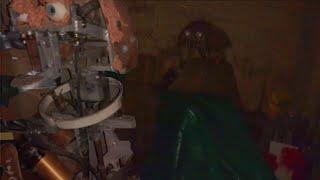 Abandoned real animatronic Warehouse (Scary footage Found horror)