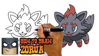 How to Draw Pokemon | Zorua | Step by Step