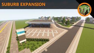 EXPANDING the SUBURBS in Minecraft! (Gas Station & more) | TM-Bay