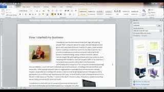 How to insert a picture or clipart into a Word document.mp4