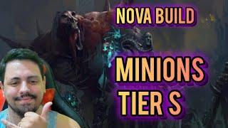 DIABLO 4: NOVA & MELHOR BUILD NECRO MINIONS TIER S (MUITO FORTE)