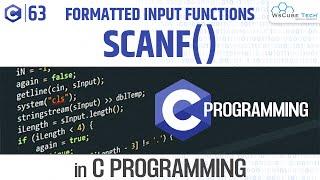 Formatted INPUT Functions in C Programming (Explained with Example) - C Tutorial