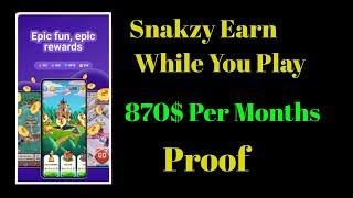 Snakzy Earn While You Play | Snakzy Earning App | Snakzy withdrawal proof | Snakzy fake or real