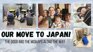 FAMILY OF 7 MOVES TO JAPAN! | Moving Vlog and How We're Adjusting