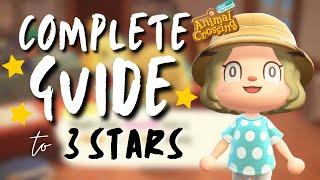 COMPLETE GUIDE TO 3 STARS | How to SPEED RUN the start of Animal Crossing: New Horizons