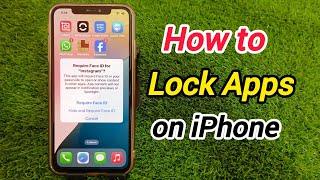 How to Lock Apps on iPhone iOS 18