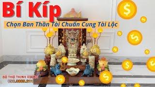 Chọn Ban Thờ Thần Tài Chuẩn Cung Tài Lộc Cho Gia Chủ-Đồ Thờ Thịnh Vượng