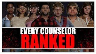 Every COUNSELOR Ranked in Friday the 13th: The Game