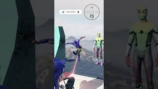 GTA 5 Spiderman epic. Ragdoll with sonic laser