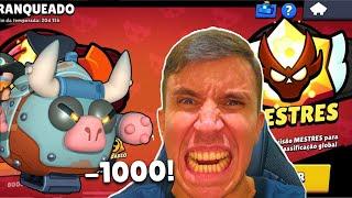 TENTEI CHEGAR na MESTRE com o PIOR BRAWLER do BRAWL STARS...