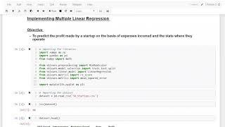 Implementing Multiple Linear Regression in Python