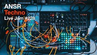 ANSR - Techno Live Jam - 228 with Eurorack Modular Synth