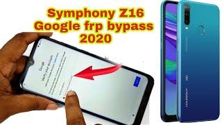 Symphony Z16 Google frp Lock bypass 2020