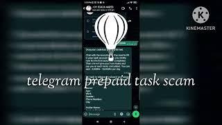 Telegram Prepaid Task Scam. #learning #tranding #trandingshorts #live #spam #scam #froud
