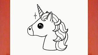 COME DISEGNARE UN UNICORNO KAWAII