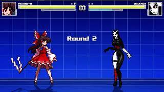 (M.U.G.E.N) Reimu-Q vs Ananzi