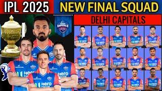 IPL 2025 | Delhi Capitals New Final Squad | DC Team 2025 Players List | DC 2025 Squad | DC Team 2025