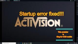Call of duty mobile startup crash fix | Not starting game | 2020 | *New emulator for the fix*