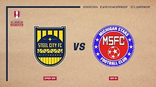 Steel City FC vs. Michigan Stars EXTENDED HIGHLIGHTS | Lamar Hunt U.S. Open Cup | March 21, 2024