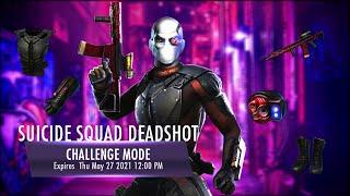 DAY 1 ACCOUNT beating Suicide Squad Deadshot Challenge Mode?! - Injustice Mobile